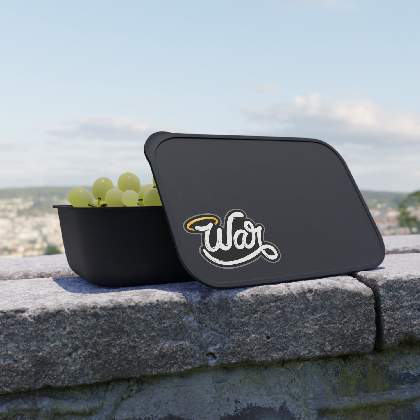 PLA Bento Box with Band and Utensils